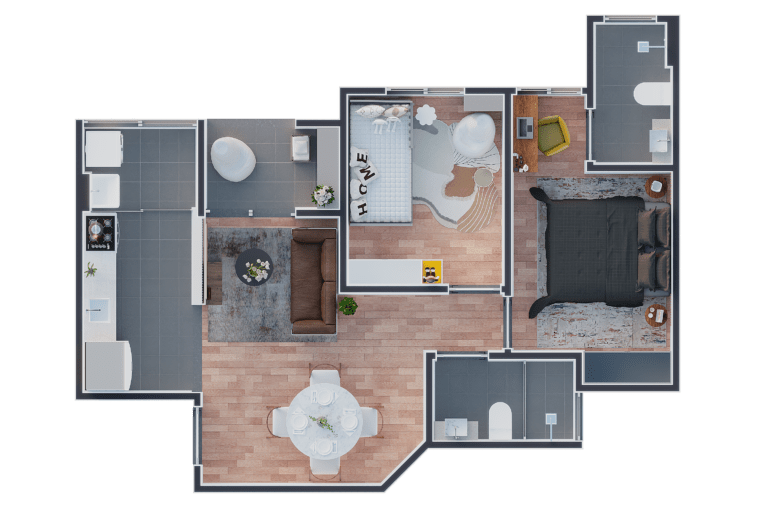 Vista Planta 2 Dorms