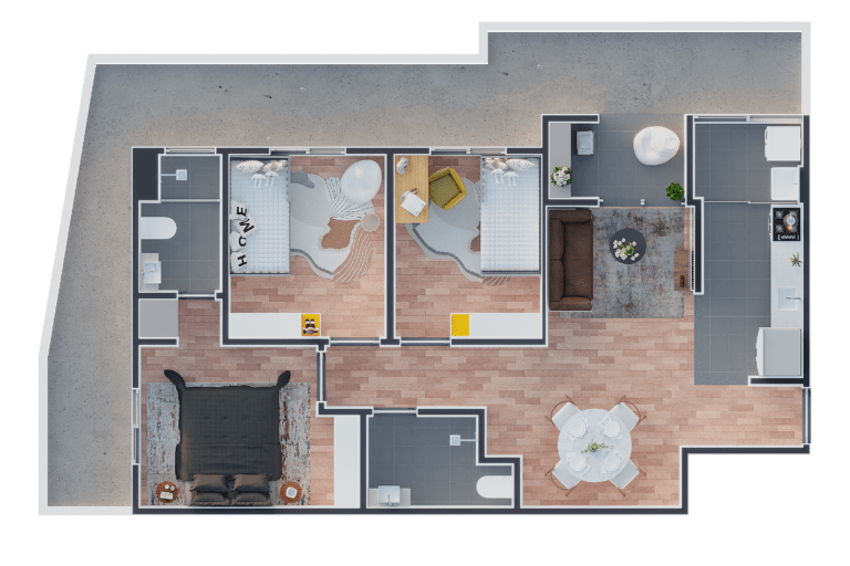 Vista Planta 3 Dorms